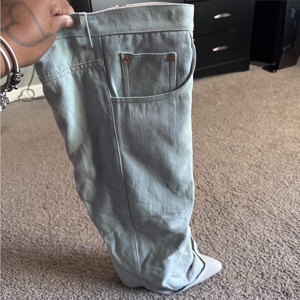 Denim boots!